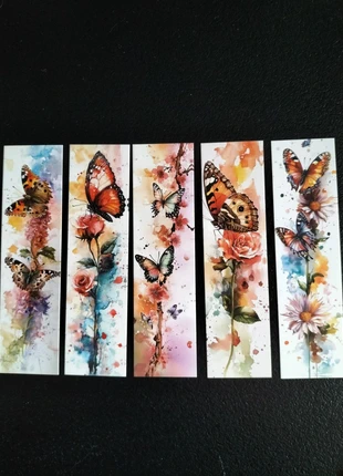 🌈 Lot de 5 marque page imprimé papillons 🌈, marque: Fashion, état: Très bon état, 3,00 €, 3,85 € Protection acheteurs incluse