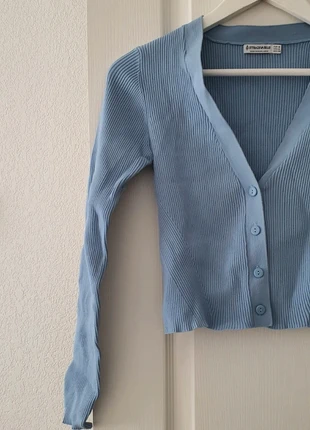 Haut côtelé bleu Stradivarius 🖤, brand: Stradivarius, condition: New without tags, size: M / 38 / 10, €7.00, €8.05 includes Buyer Protection