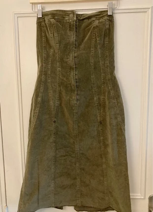 Robe bustier en velours marron - Mango - Taille 36/38, marke: Mango, zustand: Sehr gut, größe: S / 36 / 8, 8,00 €, 9,10 € inklusive Vinted-Käuferschutz