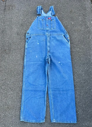 Salopette/dungarees dickies single knee workwear bleu vintage - Taille XXL, marca: Dickies, estado: Muito bom, tamanho: XXL, €49.00, €52.15 inclui Proteção do Comprador Pro