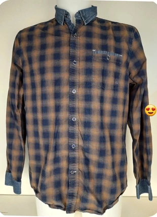 Chemise à carreaux slim fit Heritage taille L, marque: Heritage, état: Très bon état, taille: L, 7,00 €, 8,05 € Protection acheteurs incluse