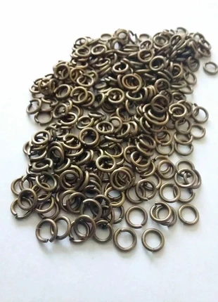 100 anneaux de jonction bronze 4 mm – sans nickel, métal, bijoux DIY, marke: De, zustand: Neu, 1,00 €, 1,75 € inklusive Vinted-Käuferschutz