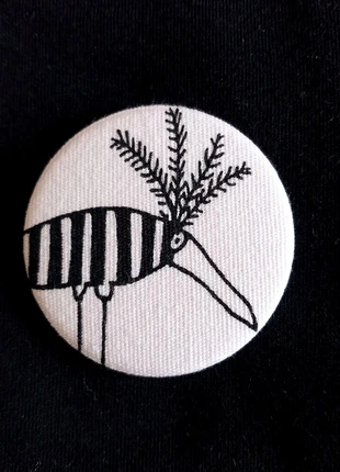 Broche tissu, merk: Creatrice, staat: Nieuw met prijskaartje, € 4,50, € 5,43 inclusief Kopersbescherming