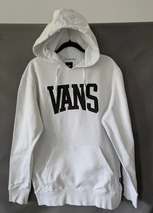Sweat à capuche Vans Off The Wall blanc taille M homme bon état, marque: Vans, état: Bon état, taille: M, 18,00 €, 19,60 € Protection acheteurs (Pro) incluse