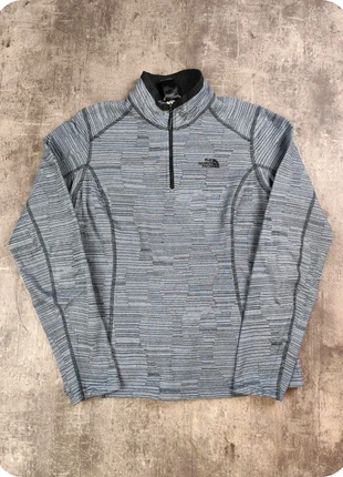polaire grise a rayures femme the north face 1/4 zip taille M -42-, marque: The North Face, état: Très bon état, taille: M / 38 / 10, 22,00 €, 23,80 € Protection acheteurs (Pro) incluse