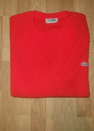 Pull lacoste rouge col V taille L femme, marque: Lacoste, état: Très bon état, taille: L / 40 / 12, 39,99 €, 42,69 € Protection acheteurs incluse