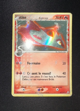 Carte Pokémon française Lagias Ex fantôme Holon 21/110 - Poor, marke: Pokémon, zustand: Gut, 5,00 €, 5,95 € inklusive Vinted-Käuferschutz