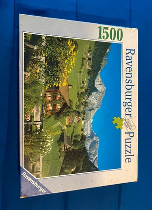 Puzzle Ravensburger 1500 Pezzi vintage - Paesaggio Alpino - nuovo sigillato, marca: Ravensburger, estado: Novo sem etiquetas, €10.00, €11.20 inclui Proteção do Comprador