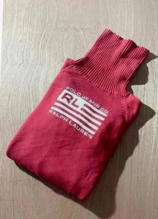 Sweat Ralph Lauren rouge col roulé - Taille S enfant, brand: Ralph Lauren, condition: Very good, size: S, €17.00, €18.55 includes Buyer Protection