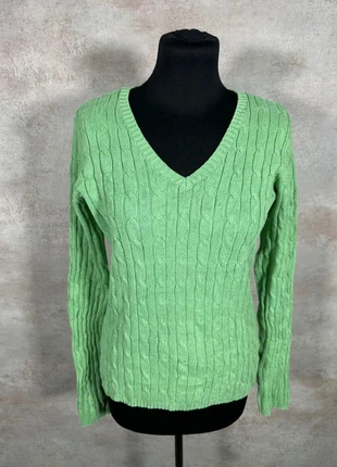 Pull Maille Torsadée Cable Knit Vintage St John's Bay vert clair taille M, marca: Vintage Dressing, estado: Muito bom, tamanho: M / 38 / 10, €5.00, €5.95 inclui Proteção do Comprador Pro
