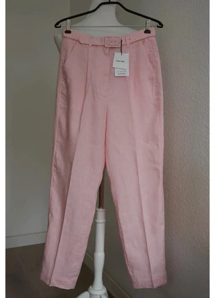 Magnifique Pantalon Femme En Lin 100% & Other Stories-Rose T36, merk: & Other Stories, staat: Nieuw met prijskaartje, maat: S / 36 / 8, € 35,00, € 37,45 inclusief Kopersbescherming
