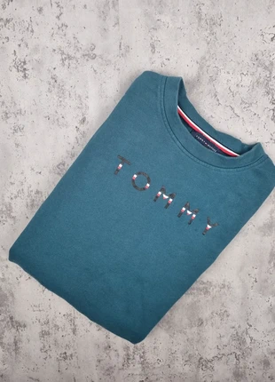 Robe pull bleu/vert Tommy Hilfiger – Taille M Femme (mesures en photos), brand: Tommy Hilfiger, condition: Good, size: M / 38 / 10, €20.00, €21.70 includes Buyer Protection Pro