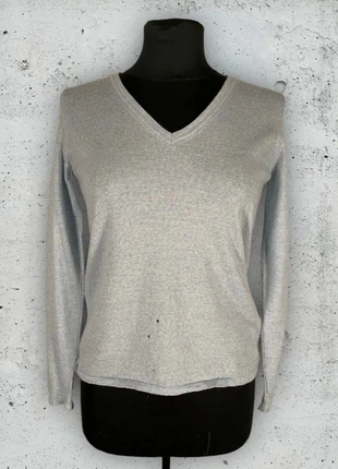 Pull mi saison Col V Tommy Hilfiger en laine gris ( S / 36 / 8 ), brand: Tommy Hilfiger, condition: Very good, size: S / 36 / 8, €3.00, €3.85 includes Buyer Protection Pro