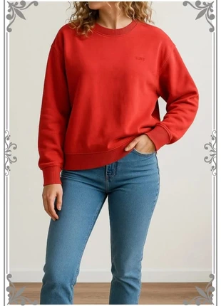 Pull Levis Femme col rond rouge, Taille L - Excellent etat (leger defaut discret sur la manche), brand: Levi's, condition: Very good, size: L / 40 / 12, €27.00, €29.05 includes Buyer Protection