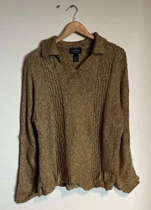 Pull col polo en maille Sonoma marron - XL Femme, marke: Vintage Dressing, zustand: Sehr gut, größe: XL / 42 / 14, 6,00 €, 7,00 € inklusive Vinted-Käuferschutz