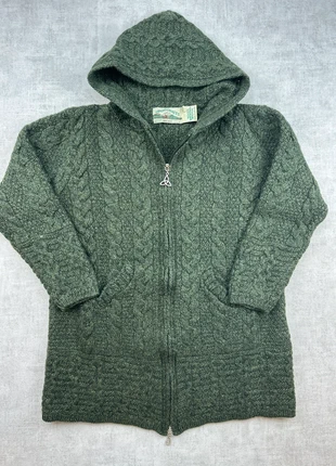 Cardigan 100% laine torsadé Aran craft à capuche T-XS. ara1206f, marque: Aran Crafts, état: Très bon état, taille: XS / 34 / 6, 60,00 €, 63,70 € Protection acheteurs (Pro) incluse