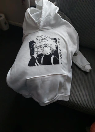 White hoodie, brand: Hunter x Hunter, condition: New without tags, size: M, £12.00, £13.26 includes Buyer Protection