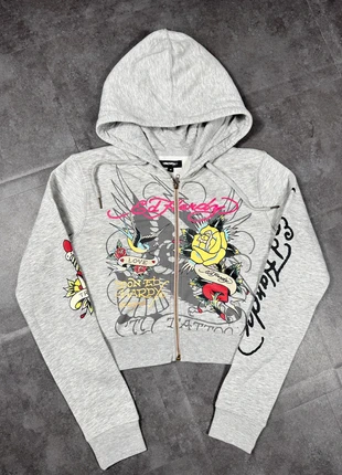 Gilet Ed Hardy Gris | Taille M, brand: Ed Hardy, condition: Very good, size: M / 38 / 10, €29.99, €32.19 includes Buyer Protection