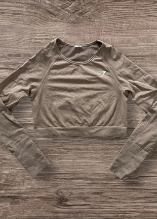 Crop Top Gymshark Marron clair - Très bon état - Taille M, marque: Gymshark, état: Très bon état, taille: M / 38 / 10, 14,99 €, 16,44 € Protection acheteurs (Pro) incluse