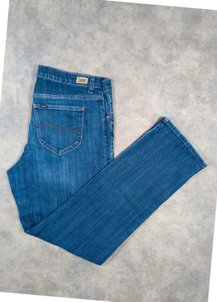 Jean droit bleu femme Lee Relaxed Fit Straight Leg Mid Rise – taille FR 44 W33 US16 JL61, marque: Lee, état: Très bon état, taille: XXL / 44 / 16, 14,90 €, 16,35 € Protection acheteurs incluse