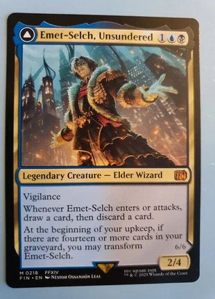 Carte Magic Emet-Selch, Unsundered / Hades, Sorcerer of Eld, brand: Magic: The Gathering, condition: New without tags, €7.00, €8.05 includes Buyer Protection