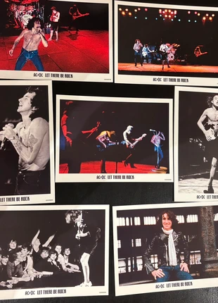 Ensemble de 7 photos collector ACDC live Paris 1978 reproductions limitées, brand: AC/DC, condition: Like new, €44.00, €46.90 includes Buyer Protection
