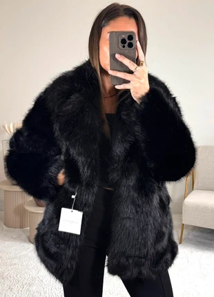 Fourrure Noire / Qualité supérieure, marque: Boutique indépendante, état: Neuf avec étiquette, taille: L / 40 / 12, 59,00 €, 62,65 € Protection acheteurs (Pro) incluse