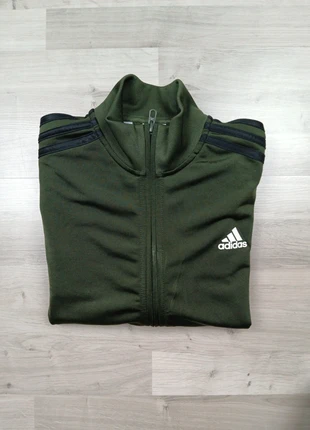 Adidas – Veste de survêtement | S EUR – Vert kaki | sport & streetwear, marque: adidas, état: Très bon état, taille: S, 24,90 €, 26,85 € Protection acheteurs incluse