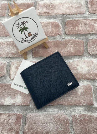 🐊 Portefeuille Lacoste marine (Billfold Coin Wallet) 🐊, marque: Lacoste, état: Neuf avec étiquette, 50,00 €, 53,20 € Protection acheteurs (Pro) incluse