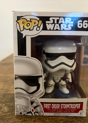 Funko Pop! Star Wars – First Order Stormtrooper (#66), merk: Funko, staat: Nieuw zonder prijskaartje, maat: Universeel, € 9,95, € 11,15 inclusief Kopersbescherming