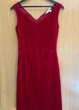 Vestido terciopelo rojo, marque: Miss Selfridge, état: Neuf sans étiquette, taille: S / 36 / 8, 20,00 €, 21,70 € Protection acheteurs incluse