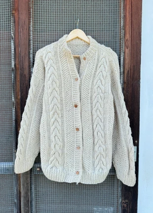 Cardigan irlandese, marca: Aran Crafts, estado: Muito bom, tamanho: L / 40 / 12, €69.00, €73.15 inclui Proteção do Comprador