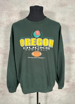 Pull Gildan vert foncé imprimé taille L, brand: Gildan, condition: Very good, size: L, €5.00, €5.95 includes Buyer Protection Pro