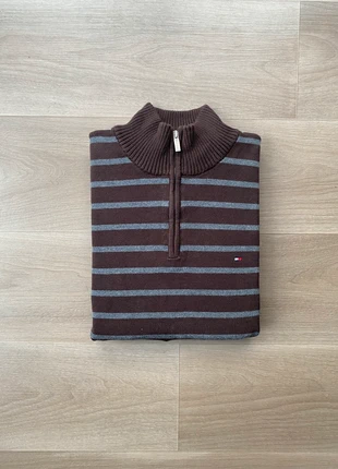 Pull Tommy Hilfiger homme half zip 1/4 zip pull col camionneur taille XL, marke: Tommy Hilfiger, zustand: Sehr gut, größe: XL, 22,00 €, 23,80 € beinhaltet Vinted-Käuferschutz Pro