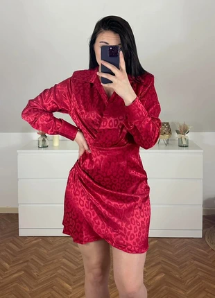 Robe léopard rouge, marque: Ikoone&Bianka, état: Neuf avec étiquette, taille: S / 36 / 8, 5,00 €, 5,95 € Protection acheteurs incluse