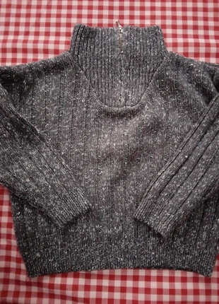 Pull camionneur gris chiné 2 ans Ligne Mini, marque: Mini, état: Très bon état, taille: 24-36 mois / 92 cm, 3,00 €, 3,85 € Protection acheteurs incluse