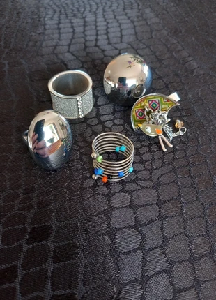 Lot 5 bagues, merk: Creatrice, staat: Nieuw zonder prijskaartje, maat: Aanpasbaar, € 5,00, € 5,95 inclusief Kopersbescherming