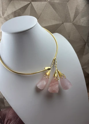 Magnifique collier ras de cou gouttes Quartz brut! Fêtes !, état: Très bon état, 28,00 €, 30,10 € Protection acheteurs (Pro) incluse