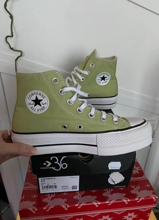 Converse plateforme compensées vert green mint verde platform baskets sapatilhas zapatillas 36, marca: Converse, estado: Nuevo con etiquetas, tamaño: 36, 50,00 €, 53,20 € Protección al comprador Pro incluida