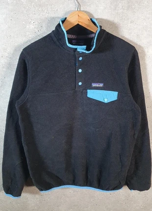 Vintage Patagonia Synchilla Snap T Fleece Pullover Sweatshirt Jacket Womens M Black C19394, brand: Patagonia, condition: Very good, size: M / UK 12-14, £50.00, £53.20 includes Buyer Protection Pro