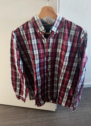 Herenoverhemd merk Basefield maat L bordeauxrood., marca: Basefield, estado: Muito bom, tamanho: L, €7.50, €8.58 inclui Proteção do Comprador