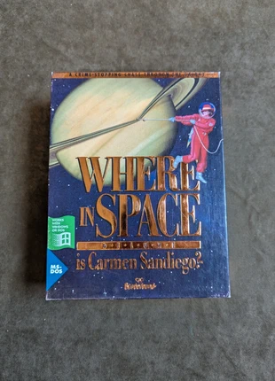 Where in space is Carmen Sandiego? Big box pc game., staat: Goed, € 50,00, € 53,20 inclusief Kopersbescherming