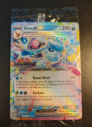 Carte Pokémon Givrali Ex 026/131 Promo Stamp scellée Evolutions Prismatiques Fr, marca: Pokémon, estado: Novo, €15.99, €17.49 inclui Proteção do Comprador