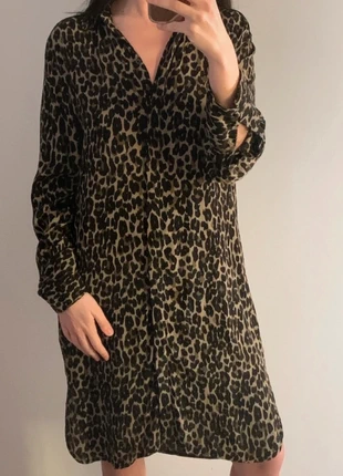Vestido camisa midi animal print leopardo bYoung, marque: b.young, état: Très bon état, taille: M / 38 / 10, 14,00 €, 15,40 € Protection acheteurs incluse