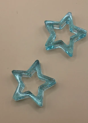Pampilles étoiles bleu transparent – parfaites pour création de boucles d’oreilles ! Réf 174, brand: Fait Main, condizioni: Nuovo con cartellino, €2.00, €2.80 include la Protezione acquisti Pro
