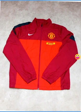 Nike Manchester United DHL Coupe Vent 2000s Vintage Style Rétro Rouge et Bordeaux Taille M, brand: Nike, condition: Very good, size: M, €41.00, €43.75 includes Buyer Protection Pro