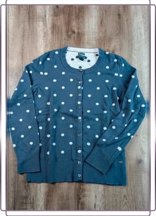 Gilet à pois bleu marine Tommy Hilfiger coton pima taille S, marke: Tommy Hilfiger, zustand: Sehr gut, größe: S / 36 / 8, 10,00 €, 11,20 € inklusive Vinted-Käuferschutz