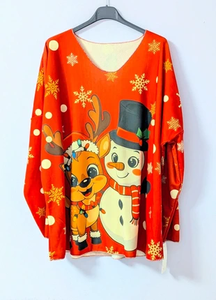 Precioso sueter navideño, marque: Made In Italy, état: Neuf sans étiquette, taille: 4XL / 48 / 20, 16,00 €, 17,50 € Protection acheteurs incluse