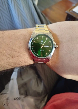 Reloj Oyster Verde Esmeralda 40mm Acero Inoxidable, marque: Quartz, état: Neuf sans étiquette, taille: 39–42 mm, 10,00 €, 11,20 € Protection acheteurs incluse