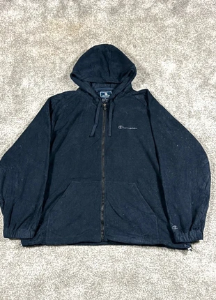 Champion fleece hoodie zwart – XXL, merk: Champion, staat: Goed, maat: XXL, € 18,00, € 19,60 inclusief Kopersbescherming